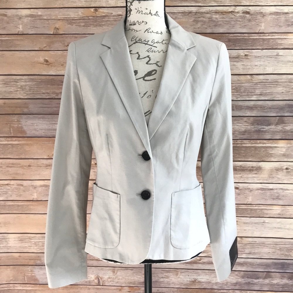 Banana Republic light khaki 2 button blazer - new!